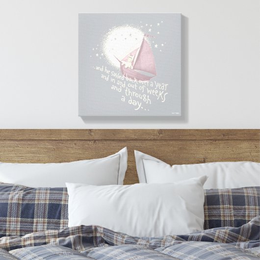 Eine lange Reise mit Max Leinwanddruck (Insitu (Schlafzimmer))