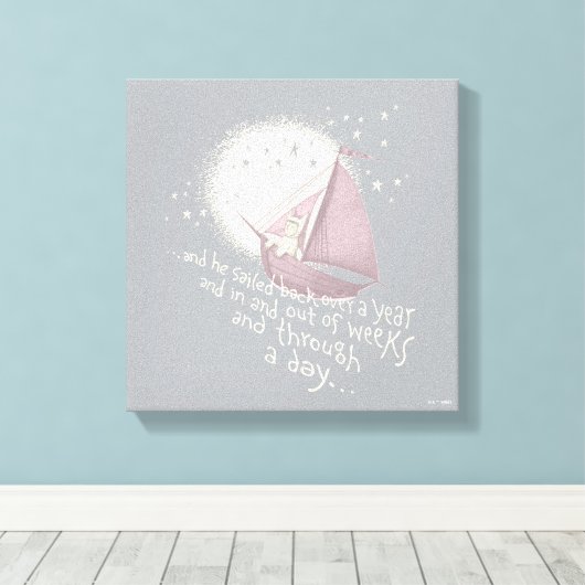 Eine lange Reise mit Max Leinwanddruck (Insitu (Holzboden))