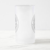 Eine lange und glückliche Pensionierung Mattglas Bierglas (Mittel)