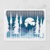 Eine lange Winternacht im vergessenen Wald - Postkarte (Vorderseite)