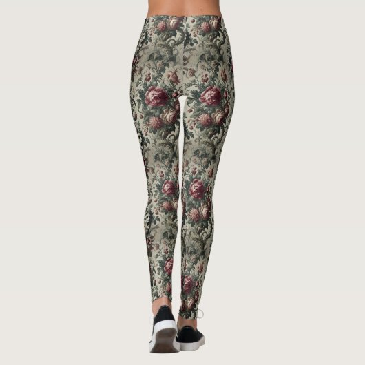 🌹 Eine langsame Erbschaft - gotisch Viktorianisch Leggings (Rückseite)