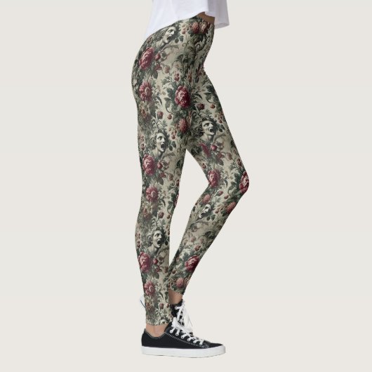 🌹 Eine langsame Erbschaft - gotisch Viktorianisch Leggings (Rechts)