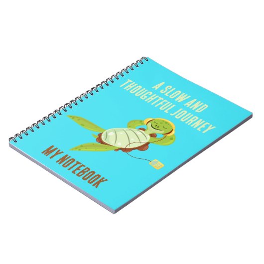 Eine langsame und nachdenkliche Reise Notizblock (Linke Seite)