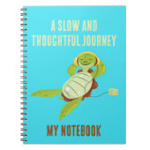 Eine langsame und nachdenkliche Reise Notizblock (Vorderseite)