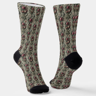 🌹 Eine langsame Vererbung - Gotisches Delirium Socken