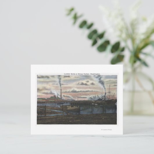 Eine Laubkugel Postkarte (Stehend Vorderseite)