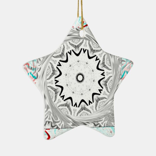 Eine lebendige afrikanische Kultur: Eine rosa und Keramikornament (Rechts)