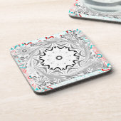 Eine lebendige afrikanische Kultur: Eine rosa und Untersetzer (Linke Seite)