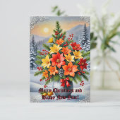 Eine lebendige Blume Einladung (Stehend Vorderseite)