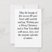 Eine lebendige Blume Einladung (Rückseite)