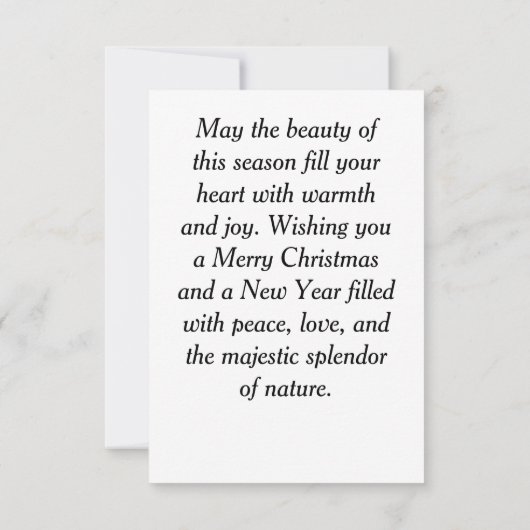 Eine lebendige Blume Einladung (Rückseite)