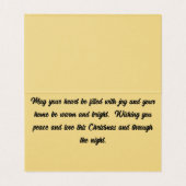 Eine lebendige Blumengarten Weihnachtskarte (Innenseite Aufgefaltet)