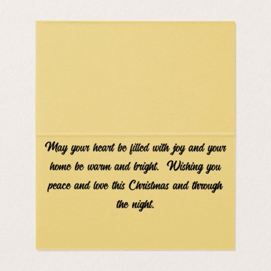 Eine lebendige Blumengarten Weihnachtskarte (Innenseite Aufgefaltet)