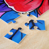Eine lebendige Blumenillustrierung Puzzle (Seite)
