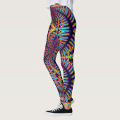 Eine lebendige, farbenfrohe Leggings "Ratti_Creati (Links)