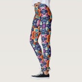 Eine lebendige, farbenfrohe Leggings "Ratti_Creati (Links)