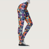 Eine lebendige, farbenfrohe Leggings "Ratti_Creati (Rechts)