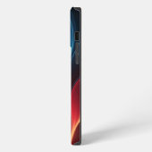 Eine lebendige Gradientenwelle  iPhone Hülle (Linke Seite)