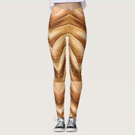 Eine lebendige Holzfarbe "Ratti_Creative_Arts" Leggings