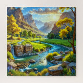 Eine lebendige Landschaft Puzzle (Vertikal)