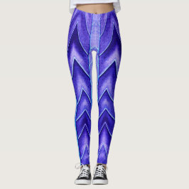 Eine lebendige lila Legg "Ratti_Creative_Arts" Leggings