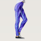 Eine lebendige lila Legg "Ratti_Creative_Arts" Leggings (Rechts)