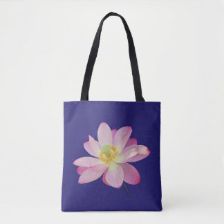 Eine lebendige Lotusblüte Tasche