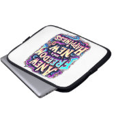 Eine lebendige Reise in Freiheit und Freude Laptopschutzhülle (Vorne Knopf)