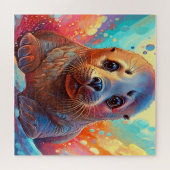 Eine lebendige Robbe Puzzle (Horizontal)