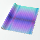 Eine lebendige Rolle Geschenkpapier ausgewickelt (Ungerollt)