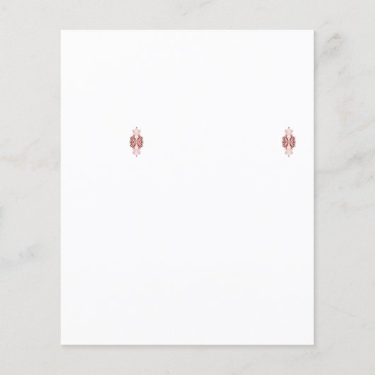 Eine lebendige rote Grafik mit kreativer Blüte Flyer (Vorne)