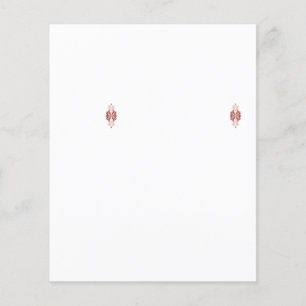 Eine lebendige rote Grafik mit kreativer Blüte Flyer