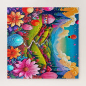 Eine lebendige und fantastische Landschaft Puzzle (Horizontal)