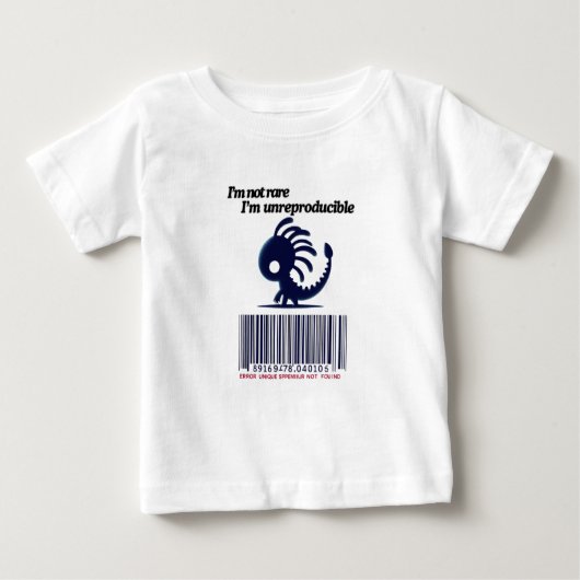 Eine Lebensform, die nicht repliziert werden kann Baby T-shirt (Vorderseite)