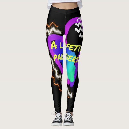 eine lebenslange Partnerschaft Leggings (Vorderseite)