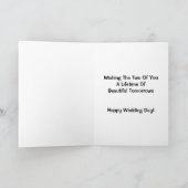 Eine Lebenszeit des schönen Morgens, das Karte (Innenseite)