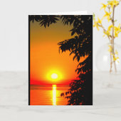 Eine Lebenszeit des schönen Morgens, das Karte (Gelbe Blume)