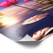 Eine lebhafte Feier der Blume und Foliage Fotodruck (Ecke)