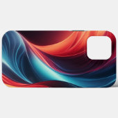 Eine lebhafte Gradientenwelle Case-Mate iPhone Hülle (Rückseite (Horizontal))