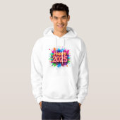 Eine lebhafte und farbenfrohe Neujahrsfeier 2025 Hoodie (Vorne ganz)