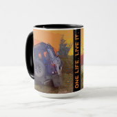 Eine lebt. Lebe es. Mug Tasse (Vorderseite Links)