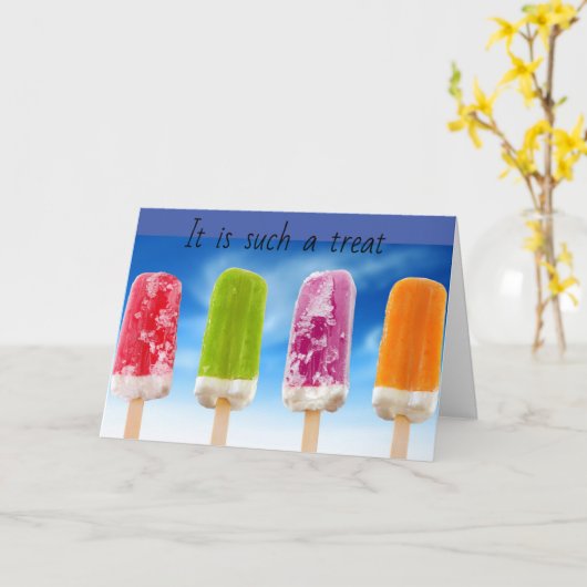 EINE **LECKEREI** HAT "SIE" ALS SCHWESTER! KARTE (Gelbe Blume)