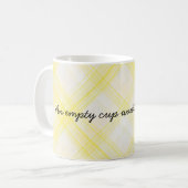 Eine leere Tasse... Kaffeetasse (Vorderseite Links)
