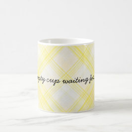 Eine leere Tasse... Kaffeetasse