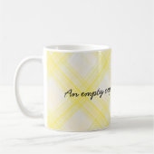 Eine leere Tasse... Kaffeetasse (Links)