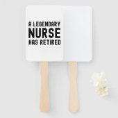 Eine legendäre Krankenschwester ist erschöpft Fächer (Vorne und Hinten)