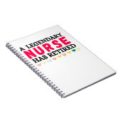 eine legendäre Krankenschwester ist in Rente gegan Notizblock (Rechte Seite)