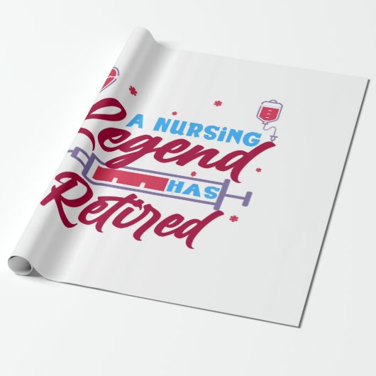 Eine Legende der Krankenpflege hat "Remüde" Geschenkpapier (Ungerollt)