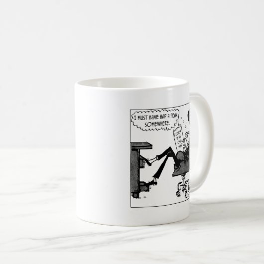 Eine Legende in seinem eigenen Verstand Kaffeetasse (VorderseiteRechts)