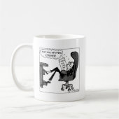 Eine Legende in seinem eigenen Verstand Kaffeetasse (Links)